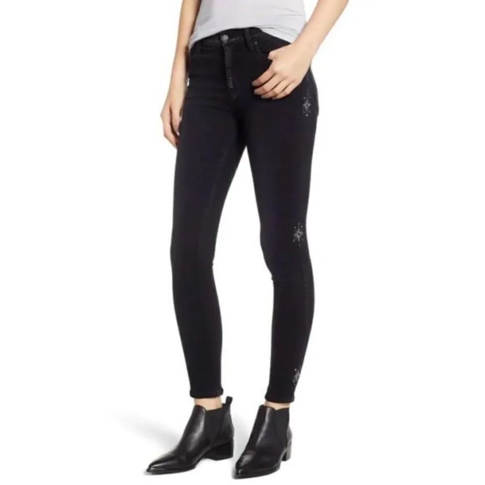 Hudson Nico Midrise Ankle Super Skinny in Interstellar Size 28